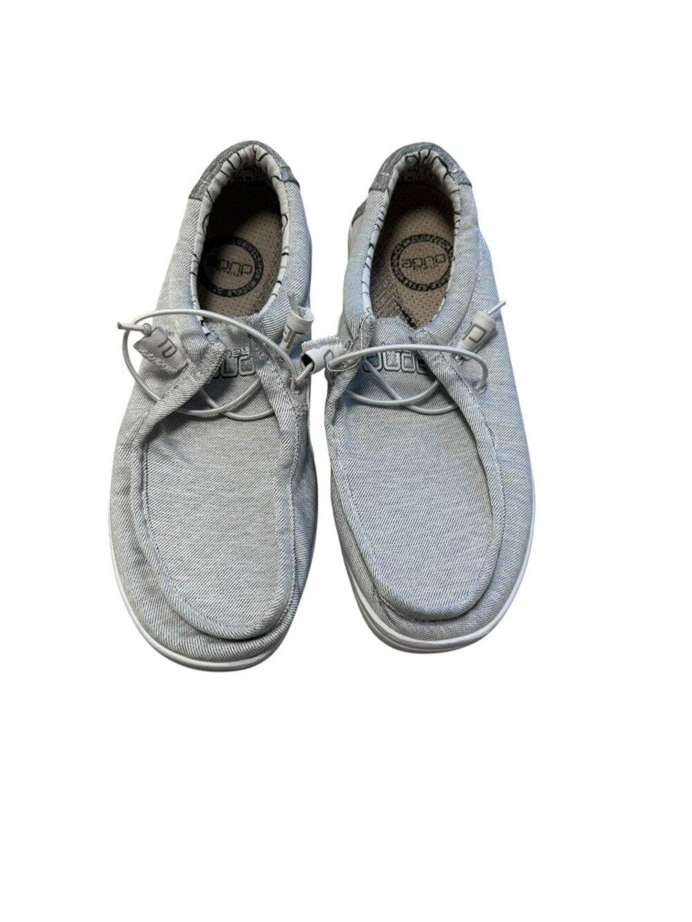 Hey Dude Men's Wally Free Linen Shoes Lace Up Loafers Comfortable Light Weight 7